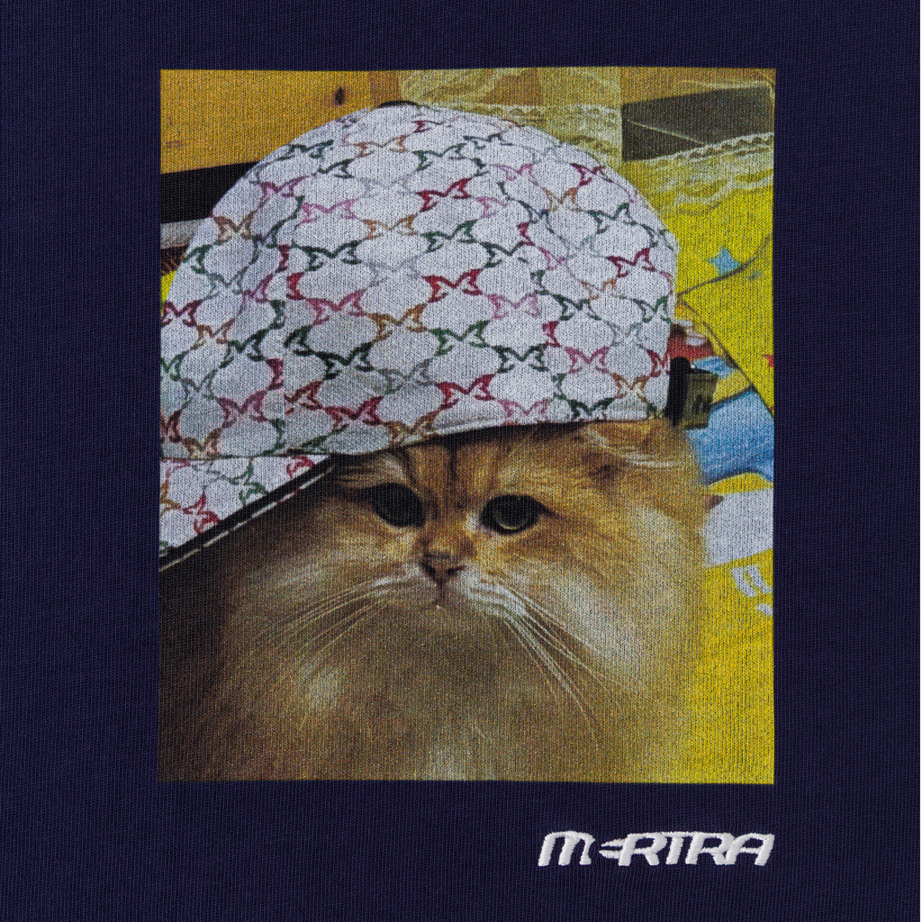 Cat In Da Hat Tee (Navy)