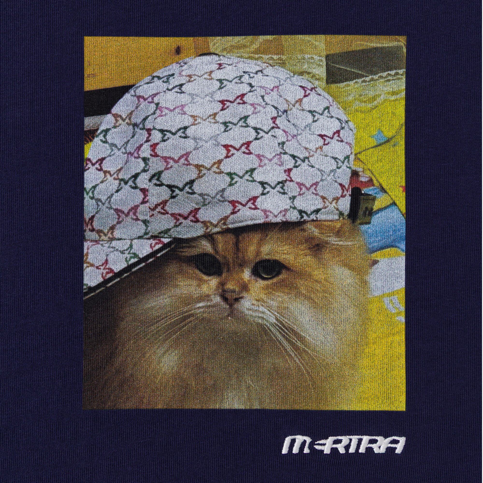 Cat In Da Hat Tee (Navy)