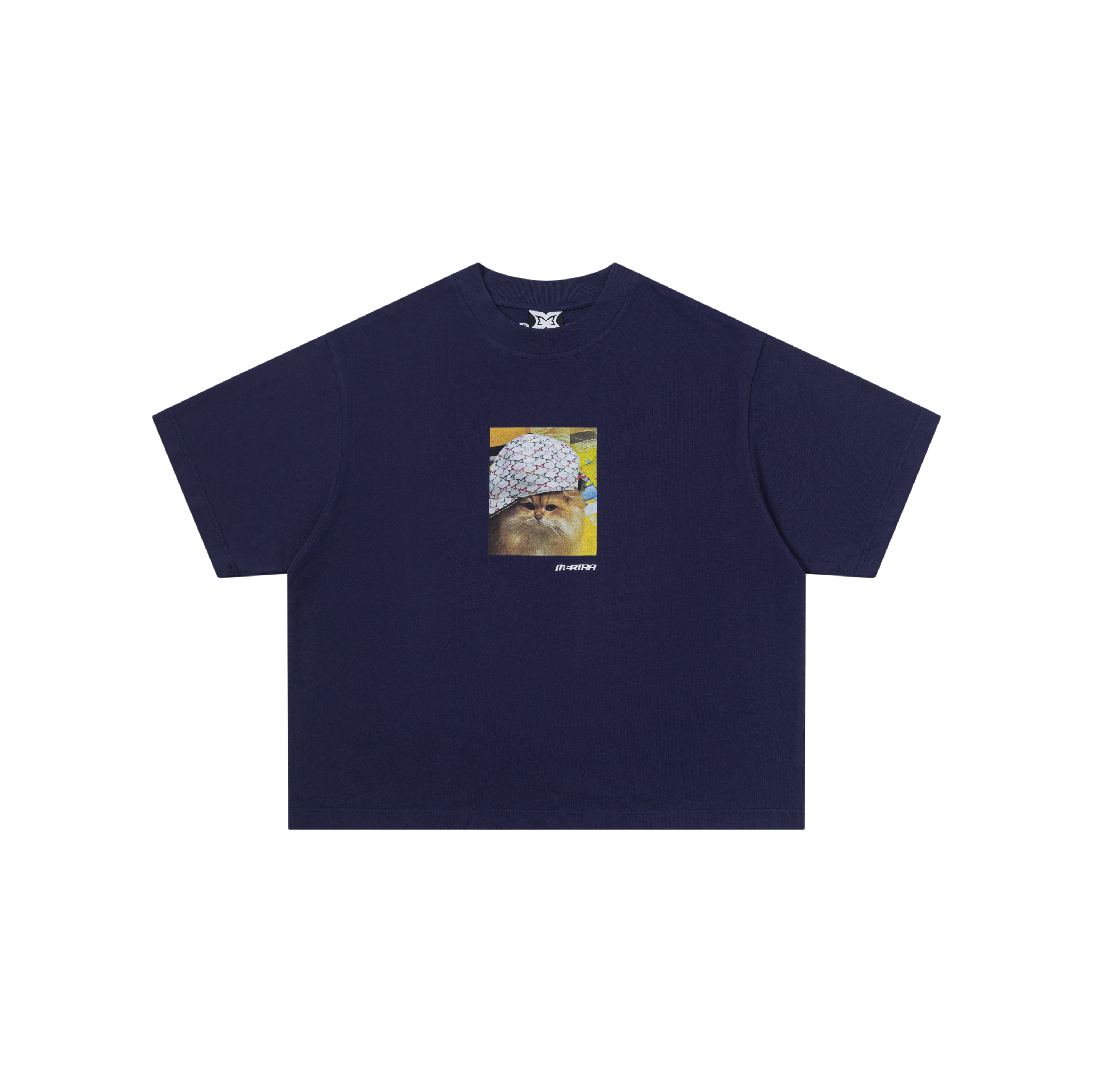 Cat In Da Hat Tee (Navy)
