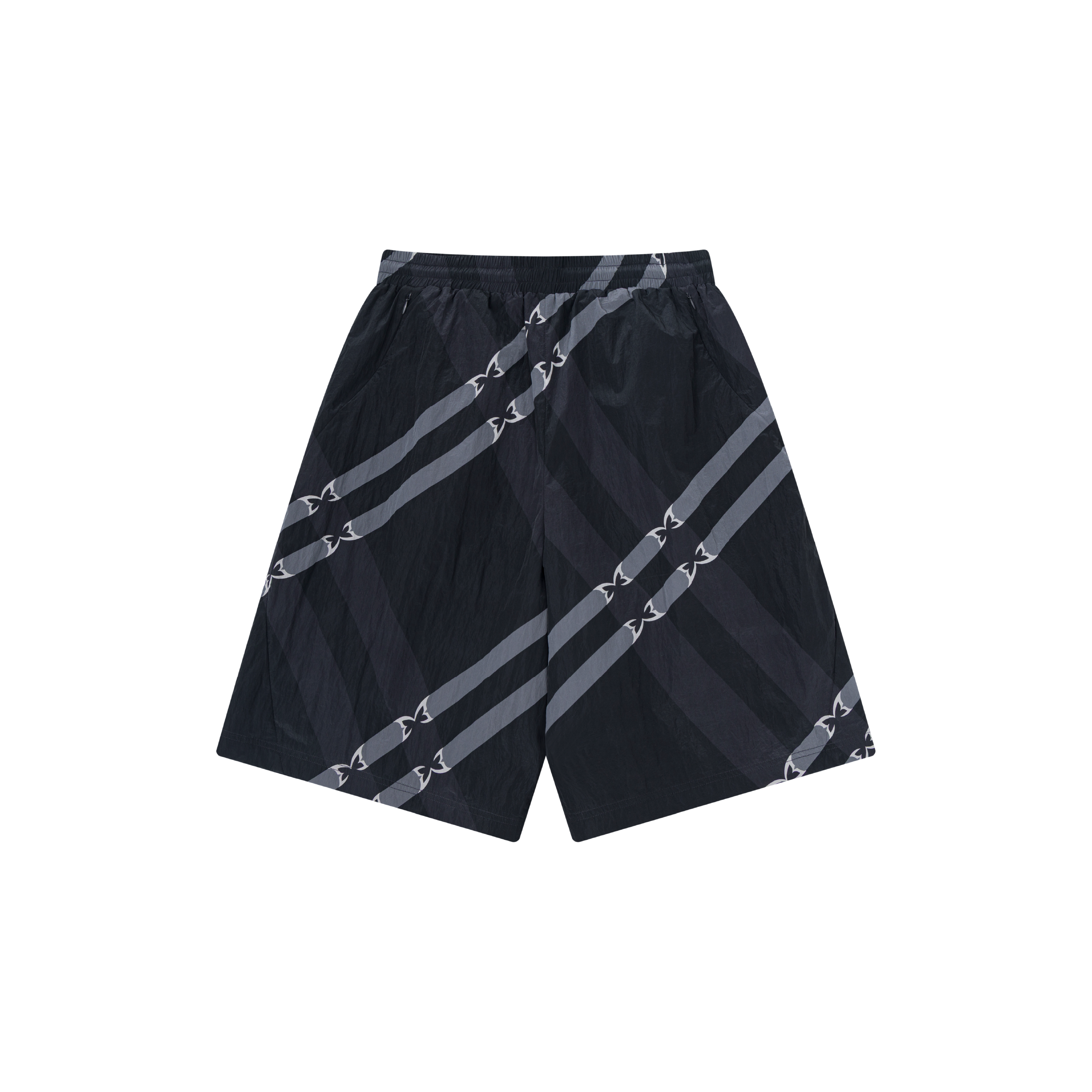 Merva Check Shorts (Black)
