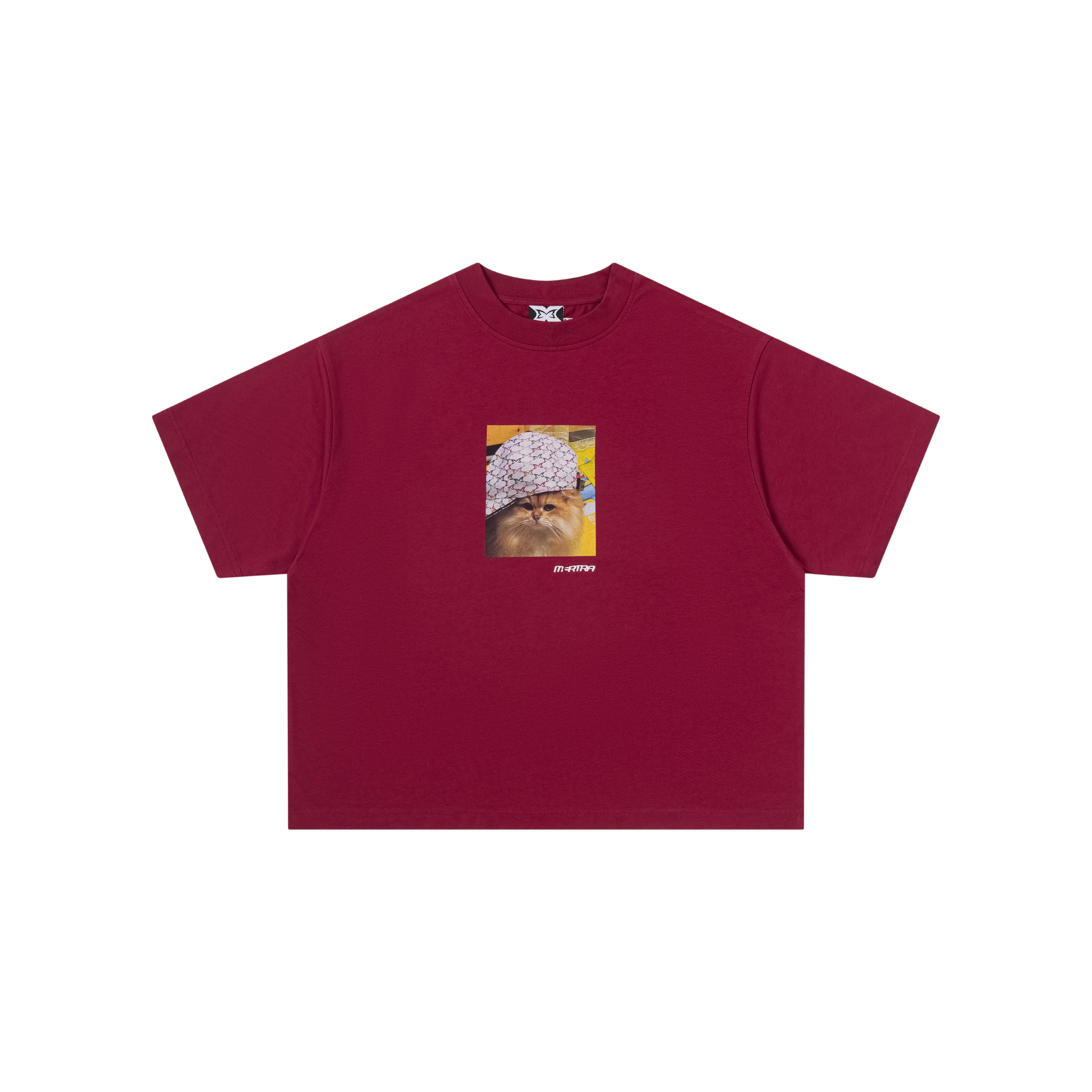 Cat In Da Hat Tee (Red)