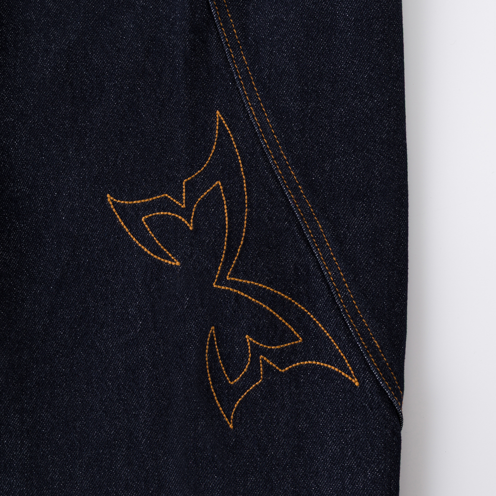 Reverse Bigstep Denim (Indigo / Gold)