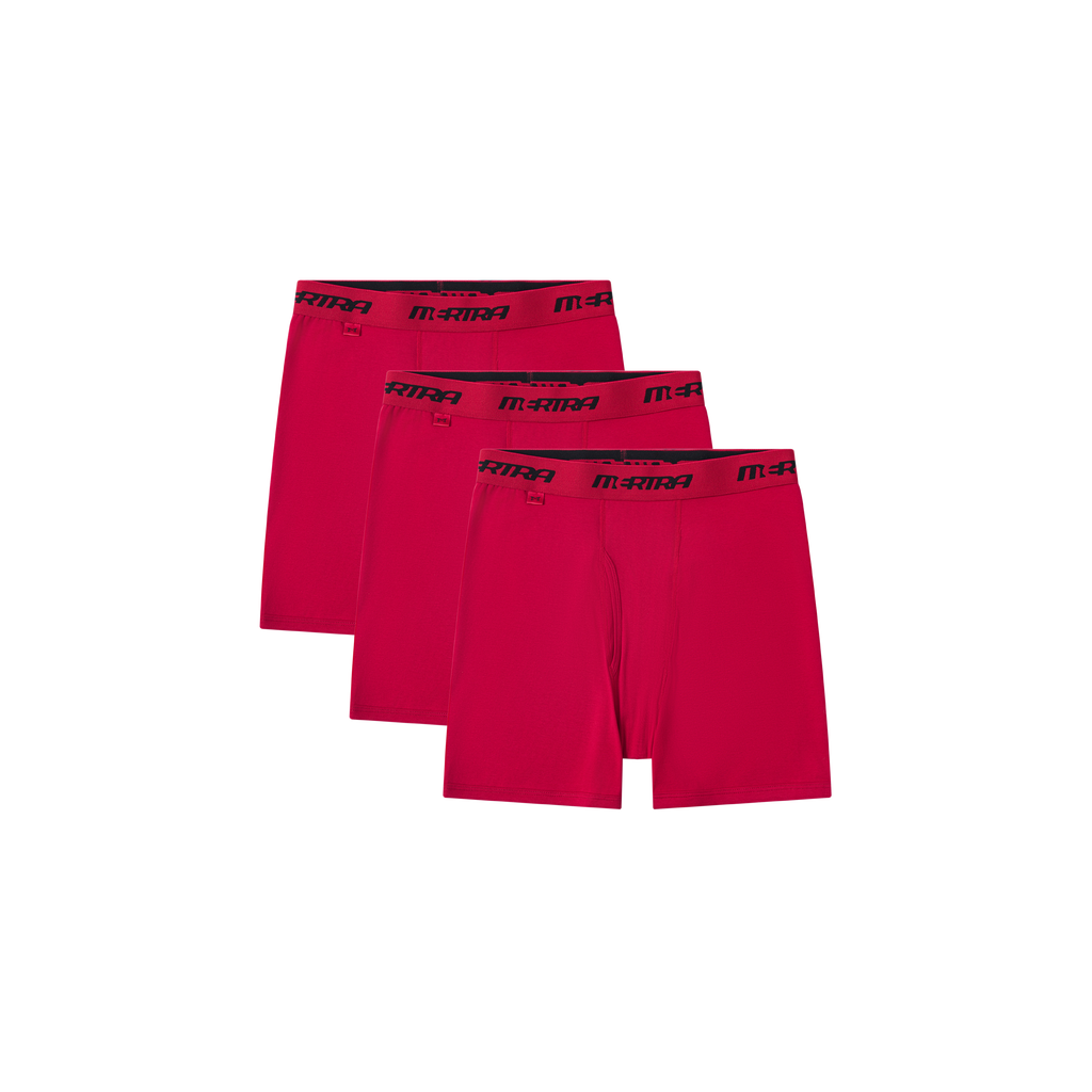 Boxers 3 Pack (Red)