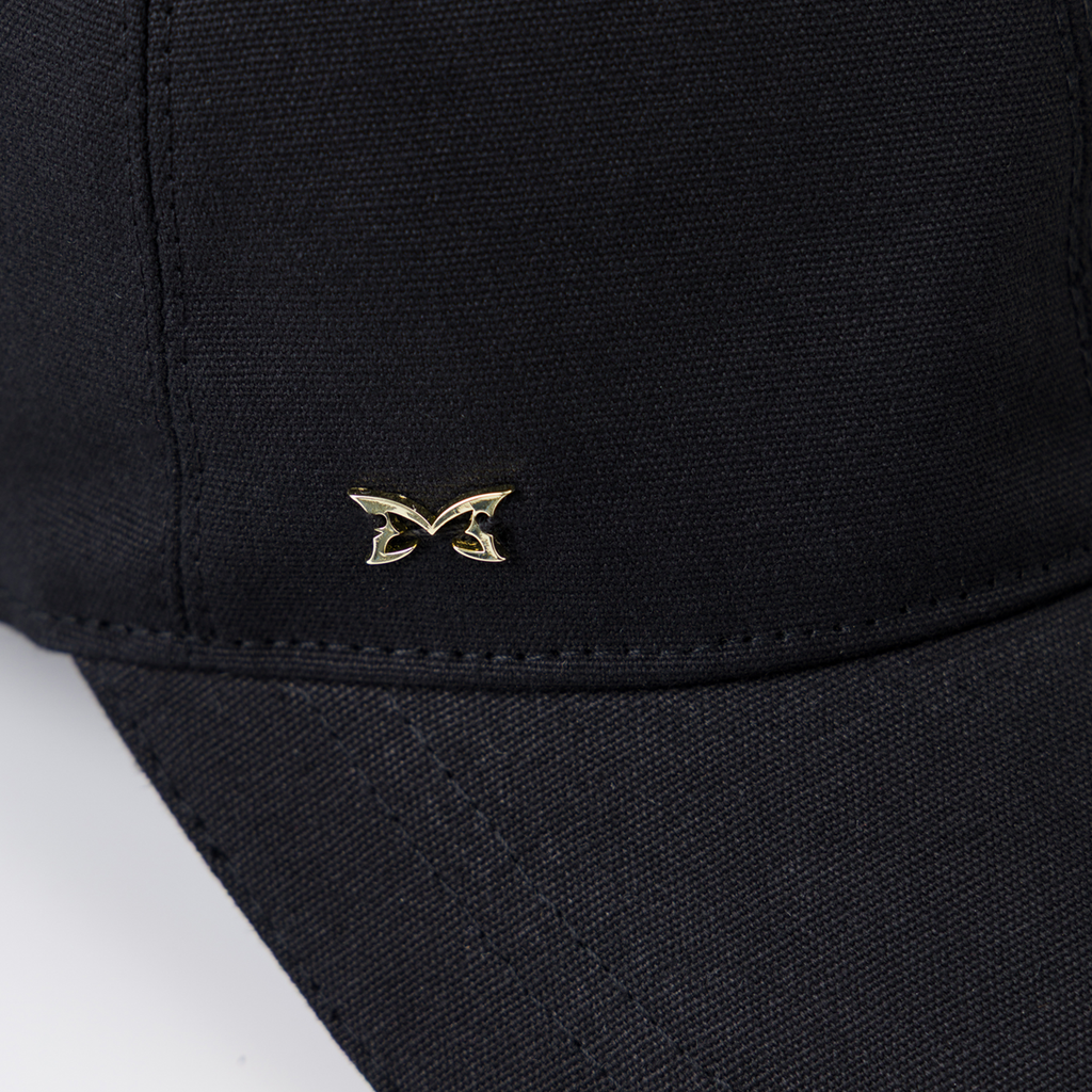 Solid Canvas Cap (Black)