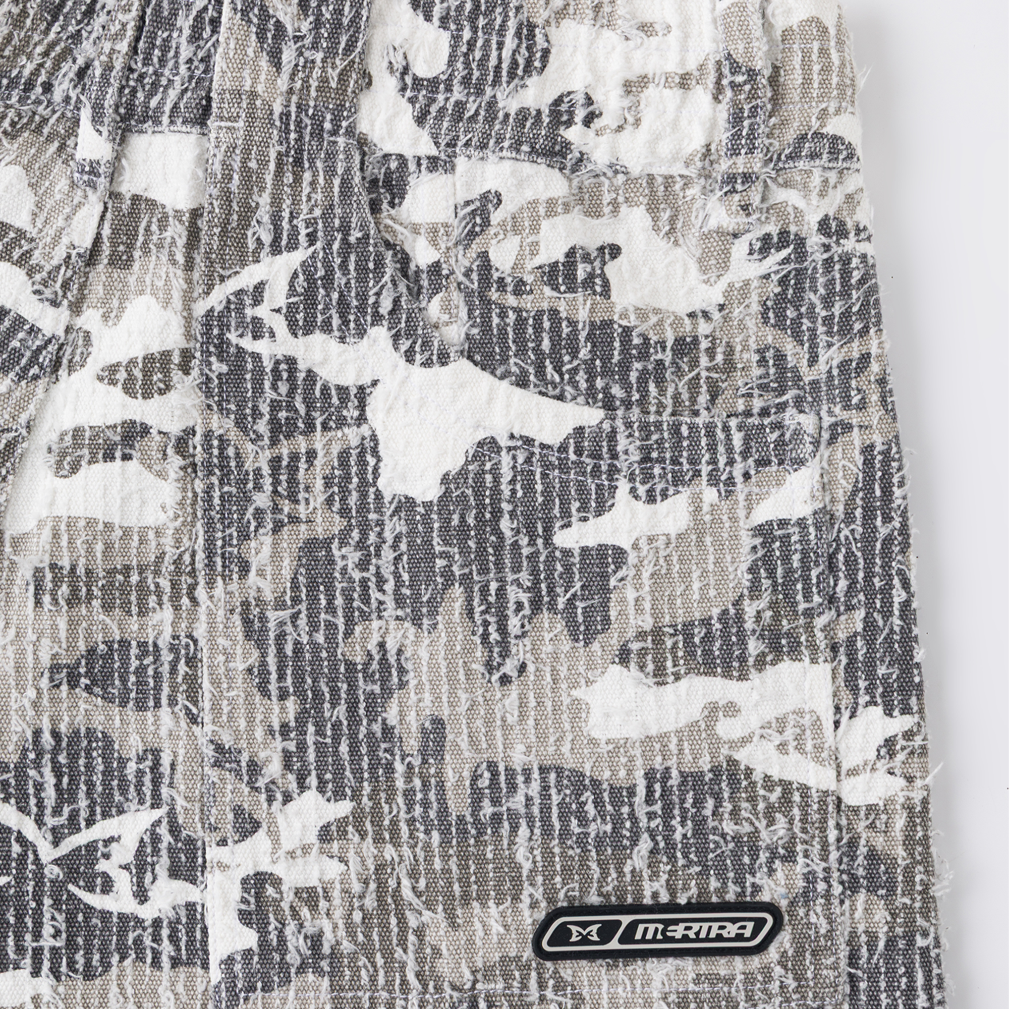 Textured Camo Shorts