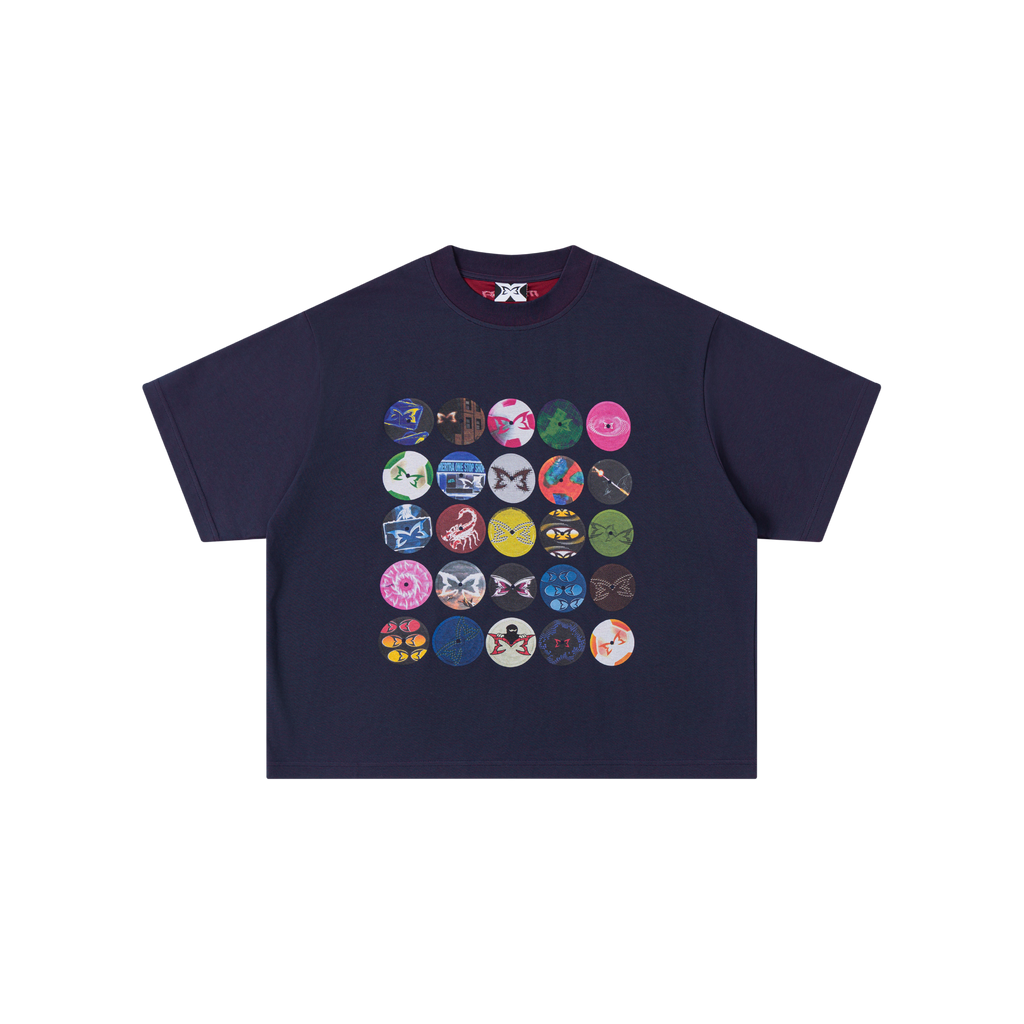 Archive Disk Tee (Navy)