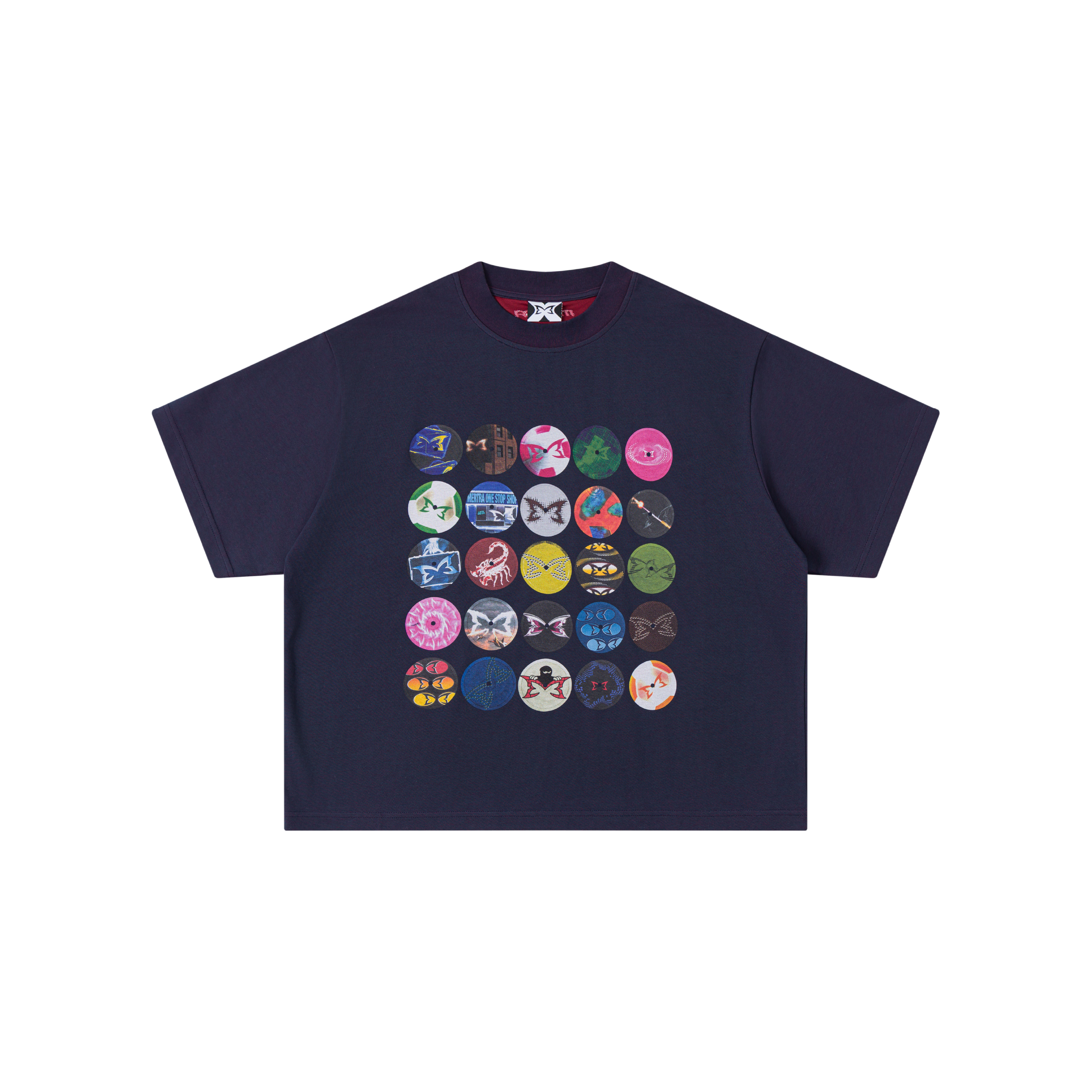 Archive Disk Tee (Navy)