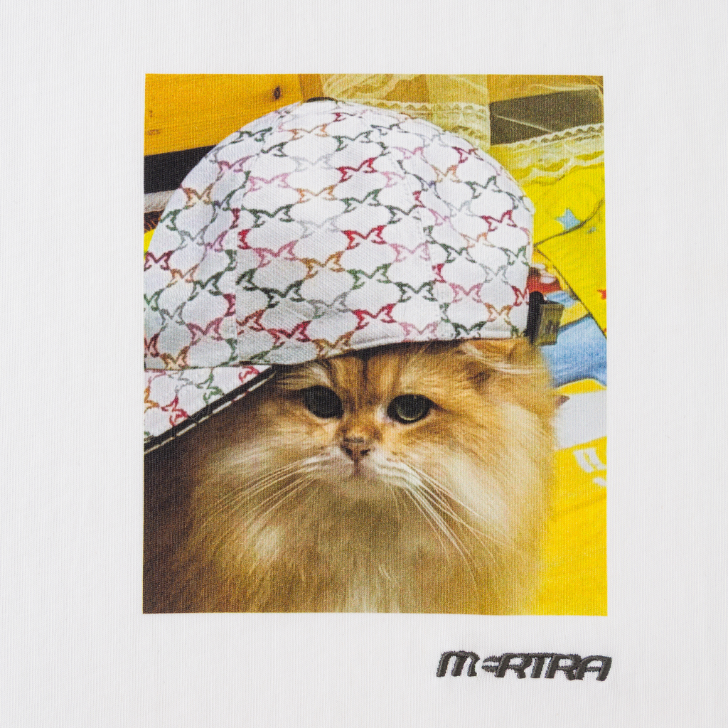 Cat In Da Hat Tee (White)
