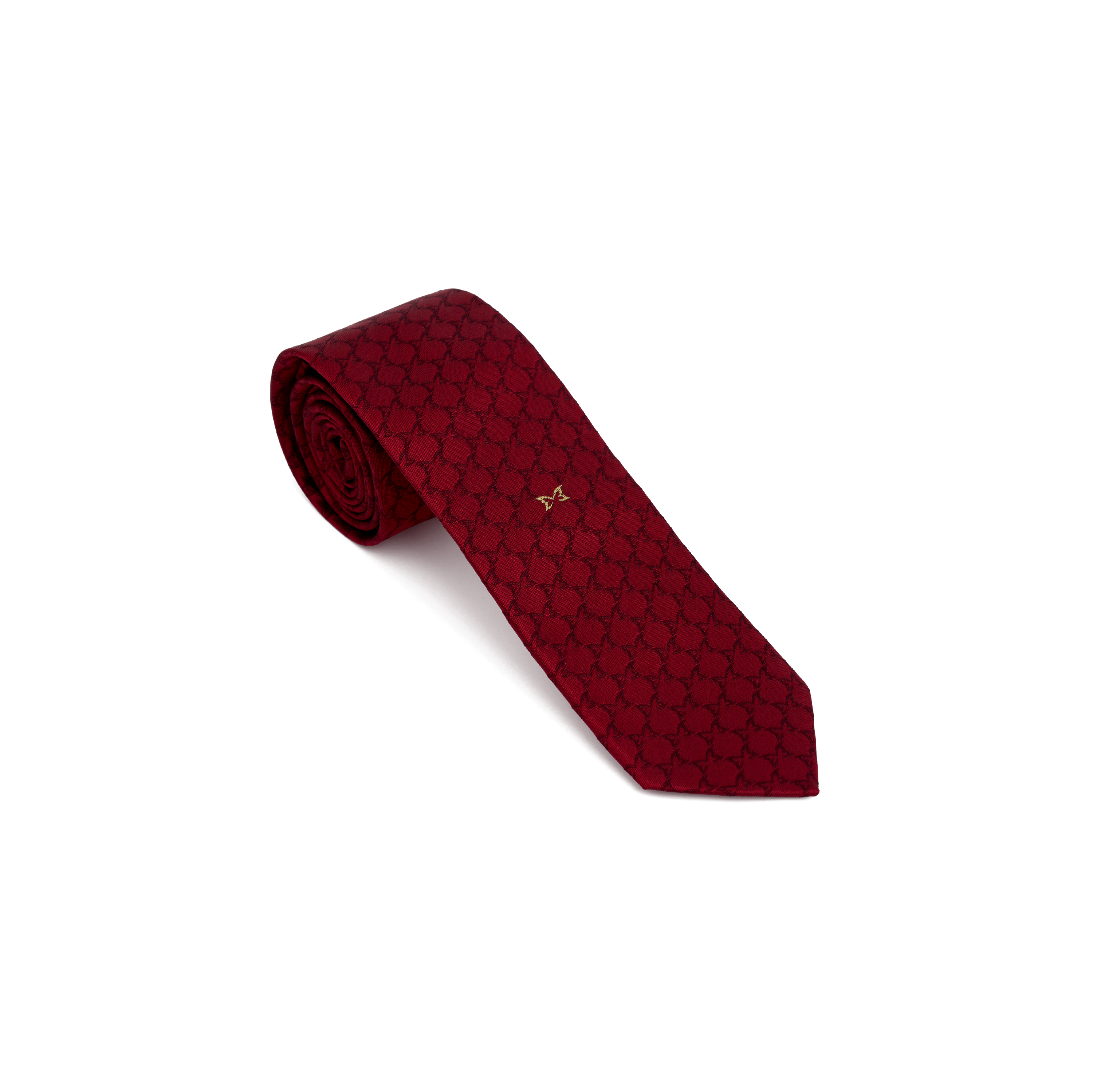 Monogram Tie (Wine)