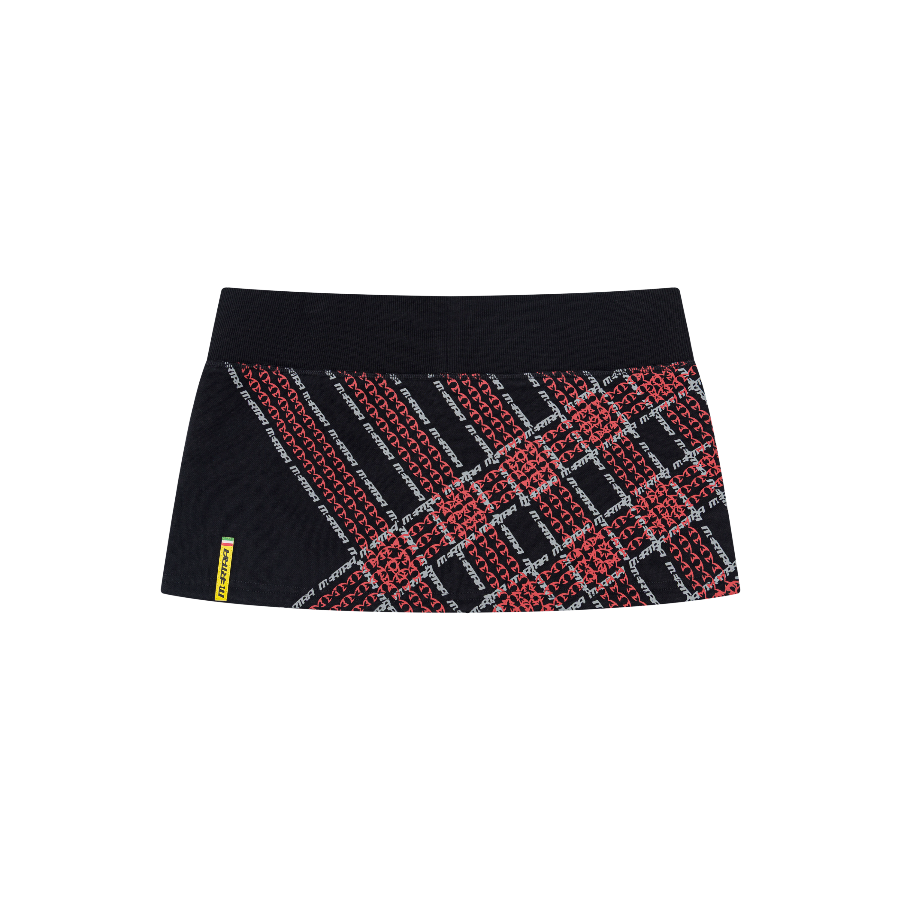 Women's Crosscut Skirt (Black / Red)