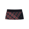 Women's Crosscut Skirt (Black / Red)