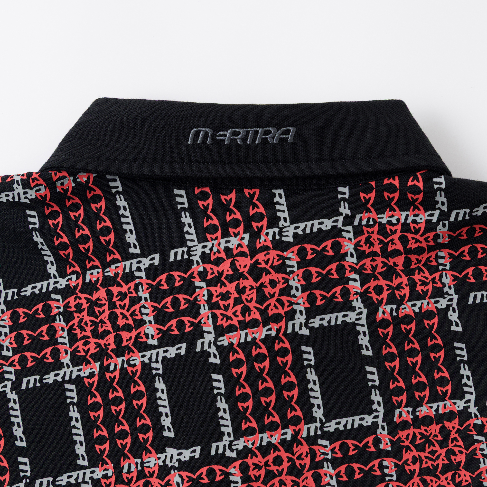 Women's Crosscut Polo (Black / Red)