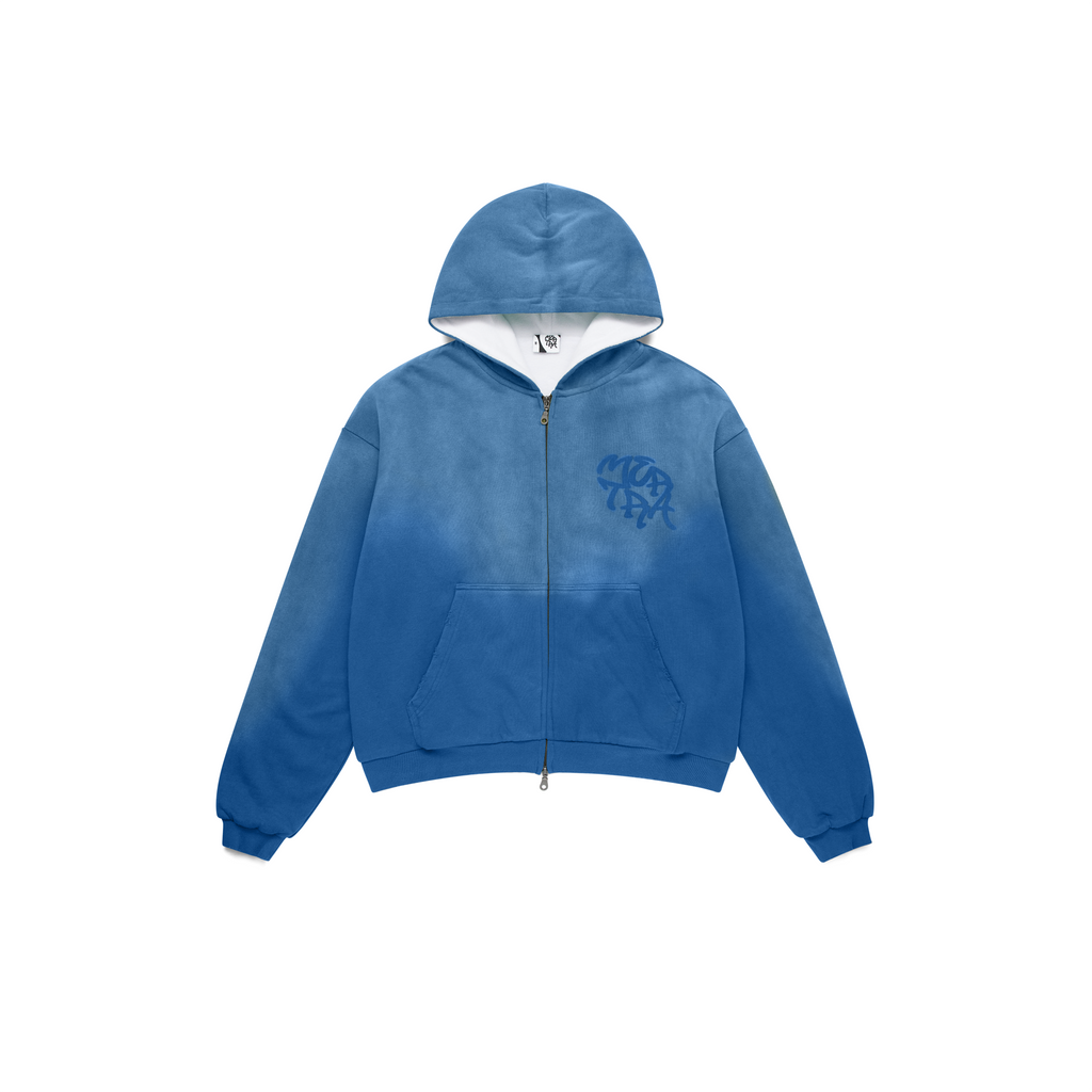 Fleece Lined Hood (Blue)