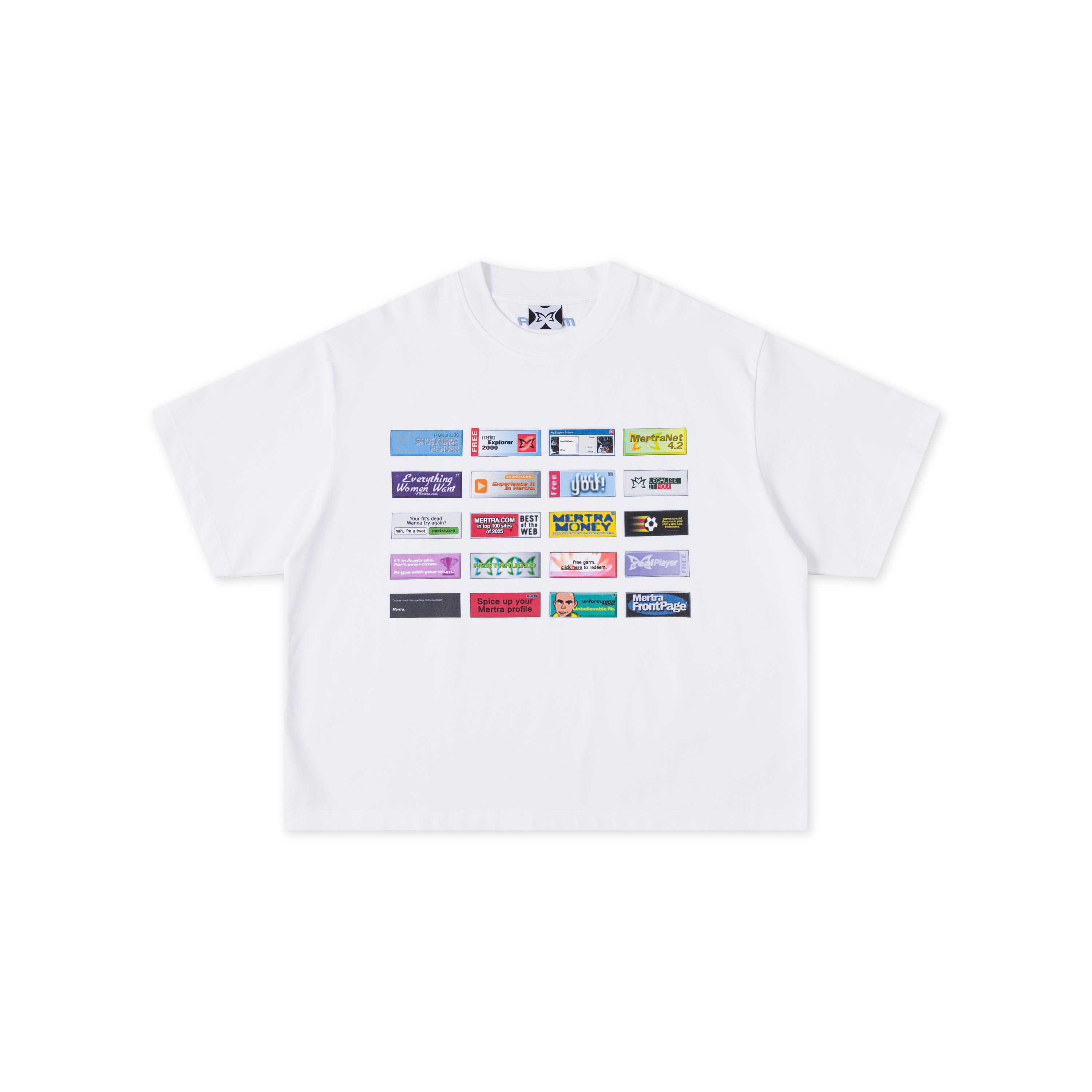 Archive Banner Tee (White)
