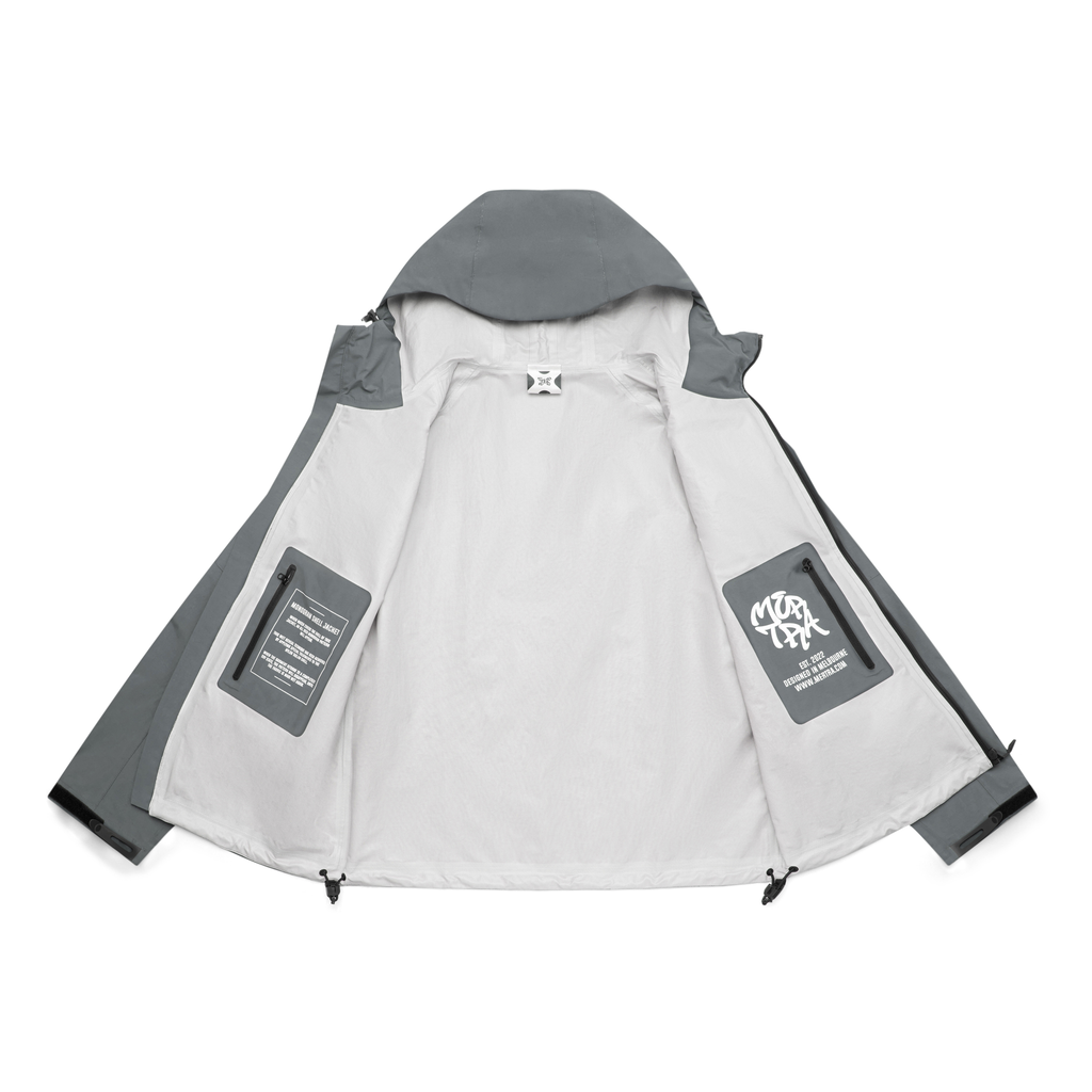 Monogram Shell Jacket (Slate)
