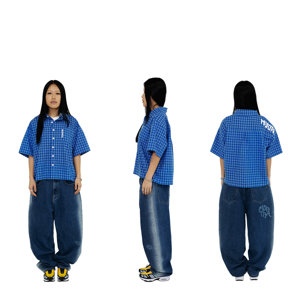 Plaid Shirt (Lapis)