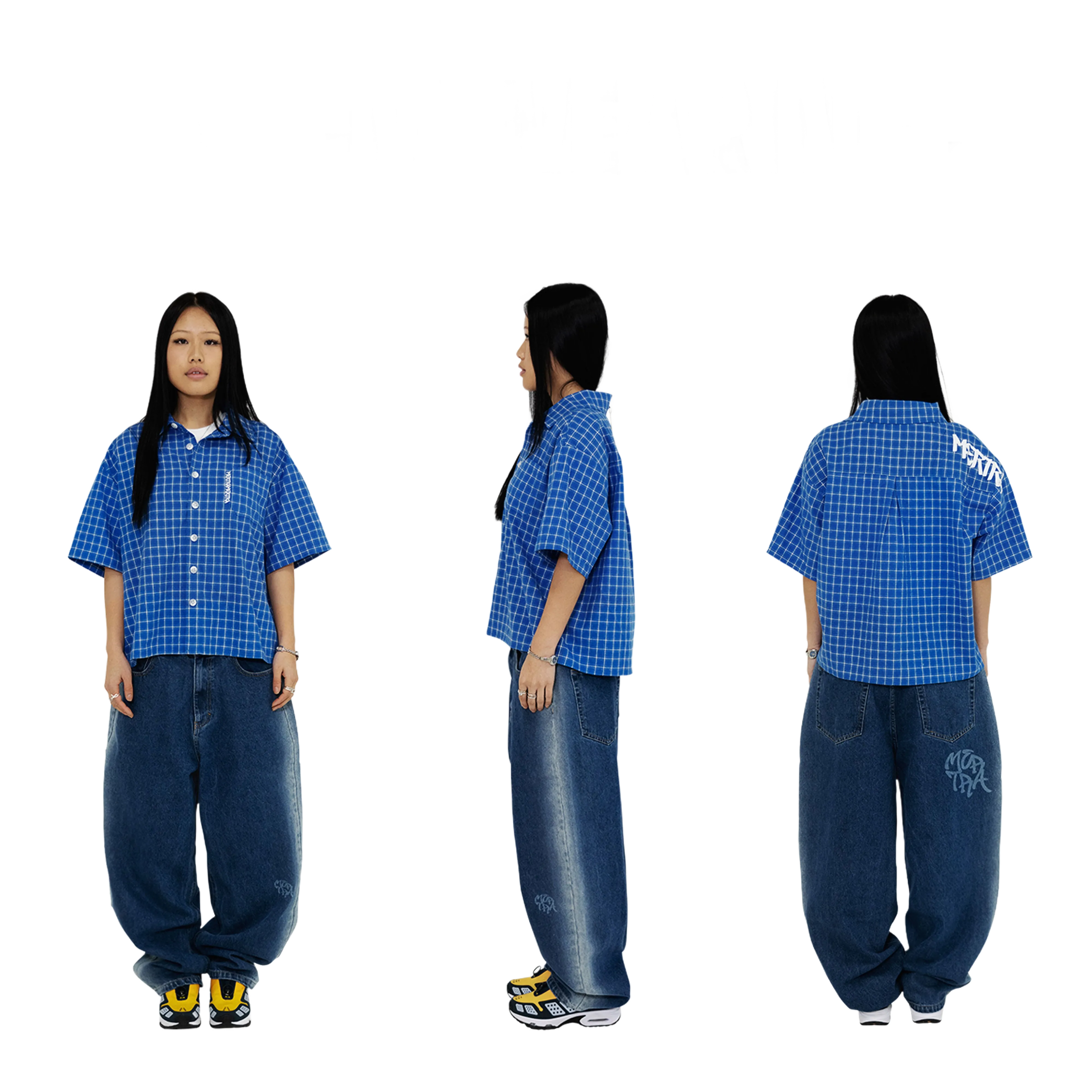 Plaid Shirt (Lapis)