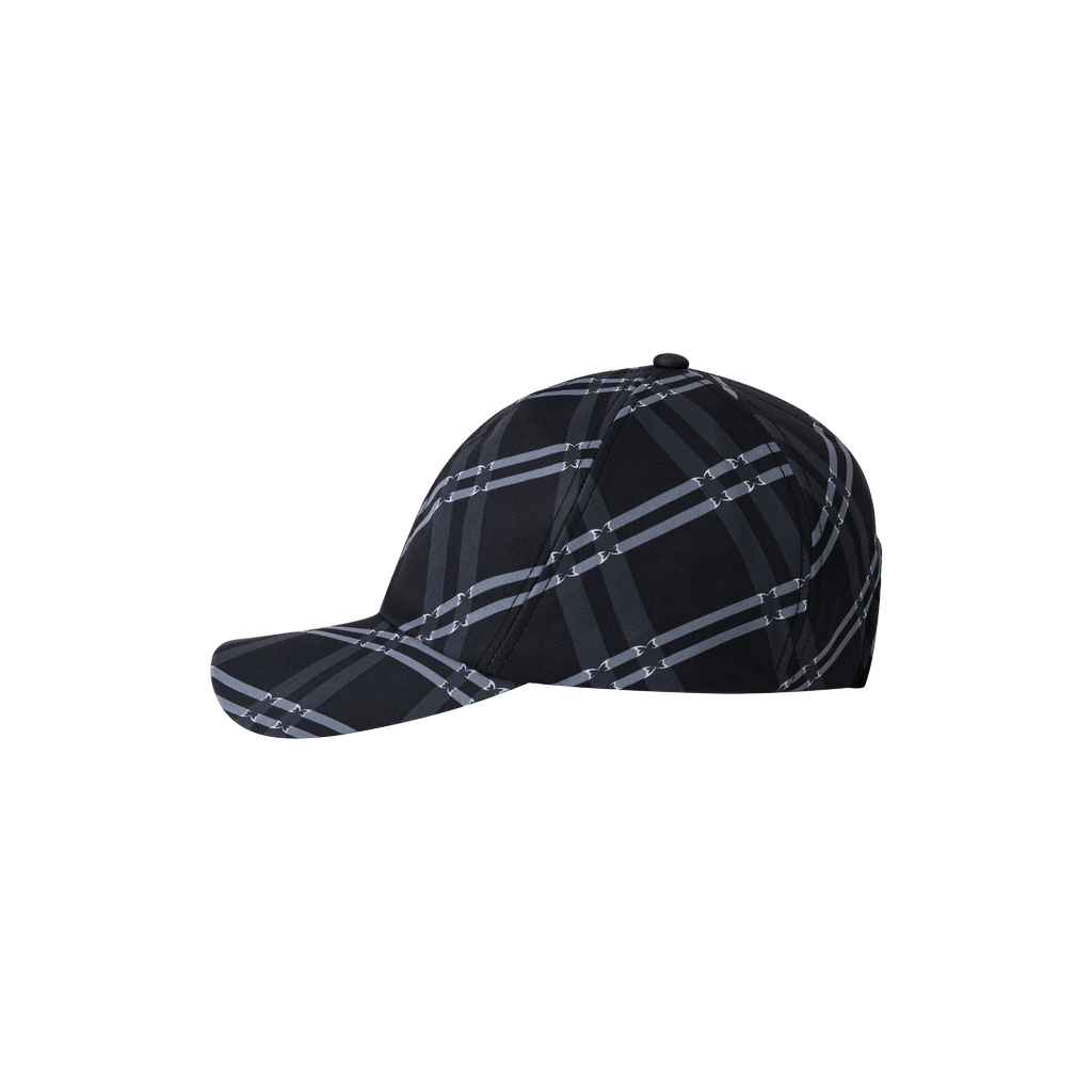 Merva Check Cap (Black)