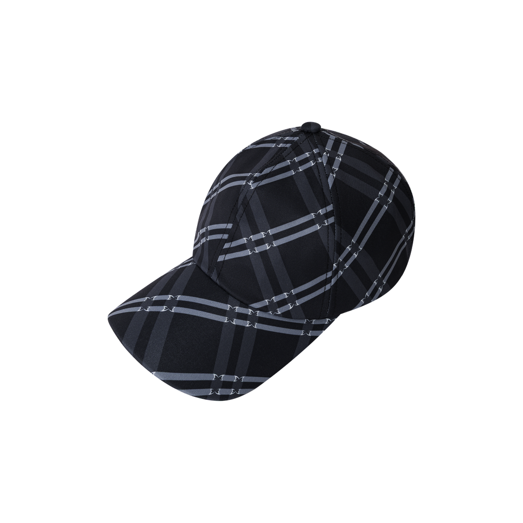 Merva Check Cap (Black)