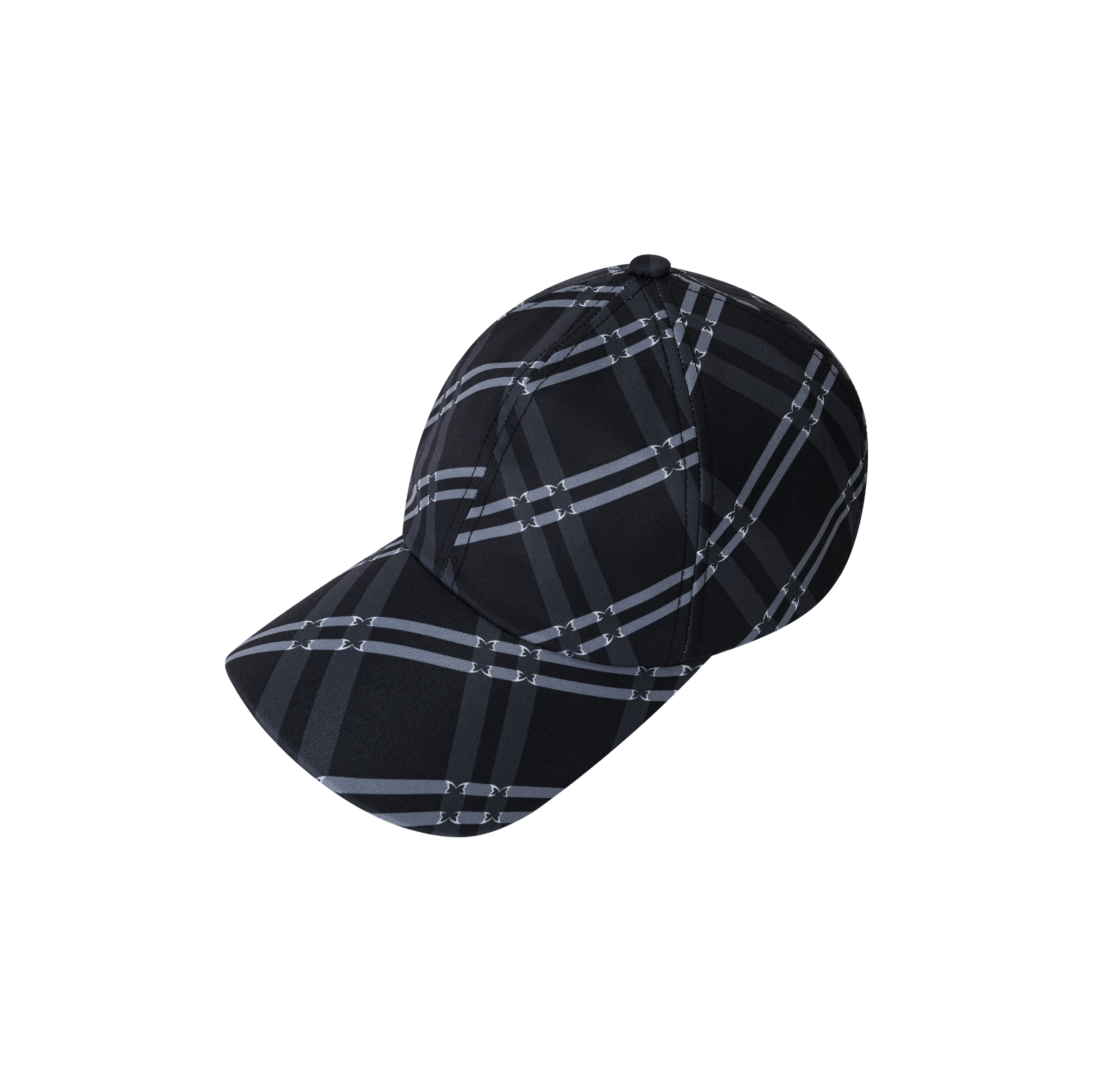 Merva Check Cap (Black)