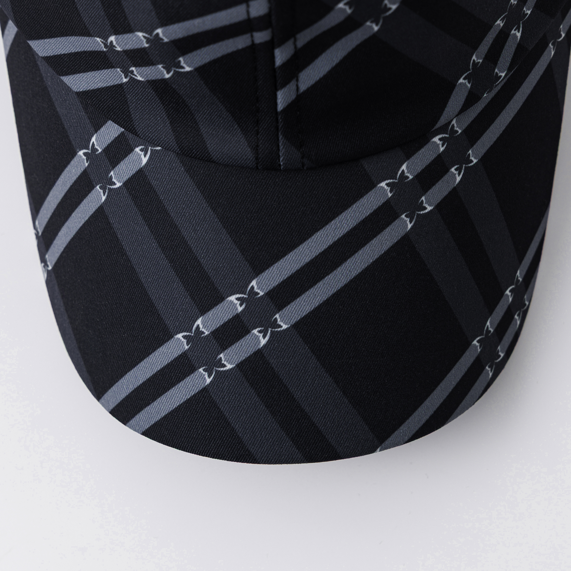 Merva Check Cap (Black)