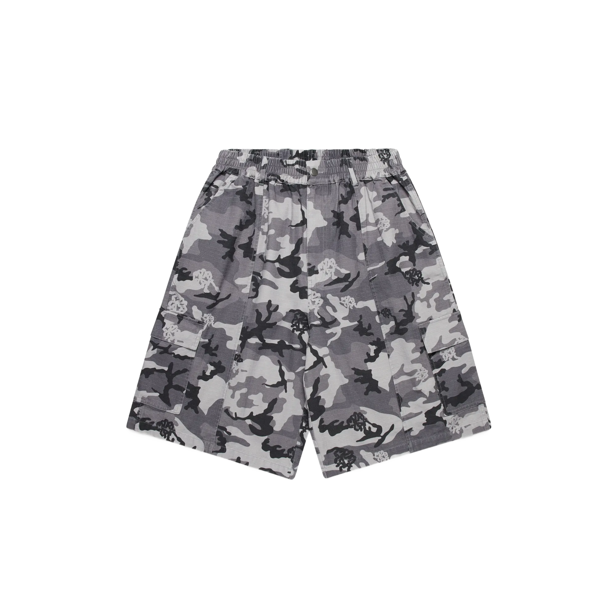 Ripstop Cargo Shorts (Grey Camo)