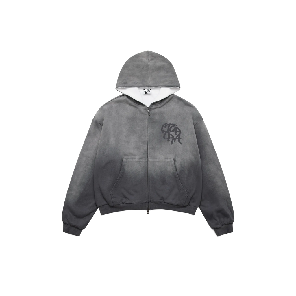 Fleece Lined Hood (Grey)