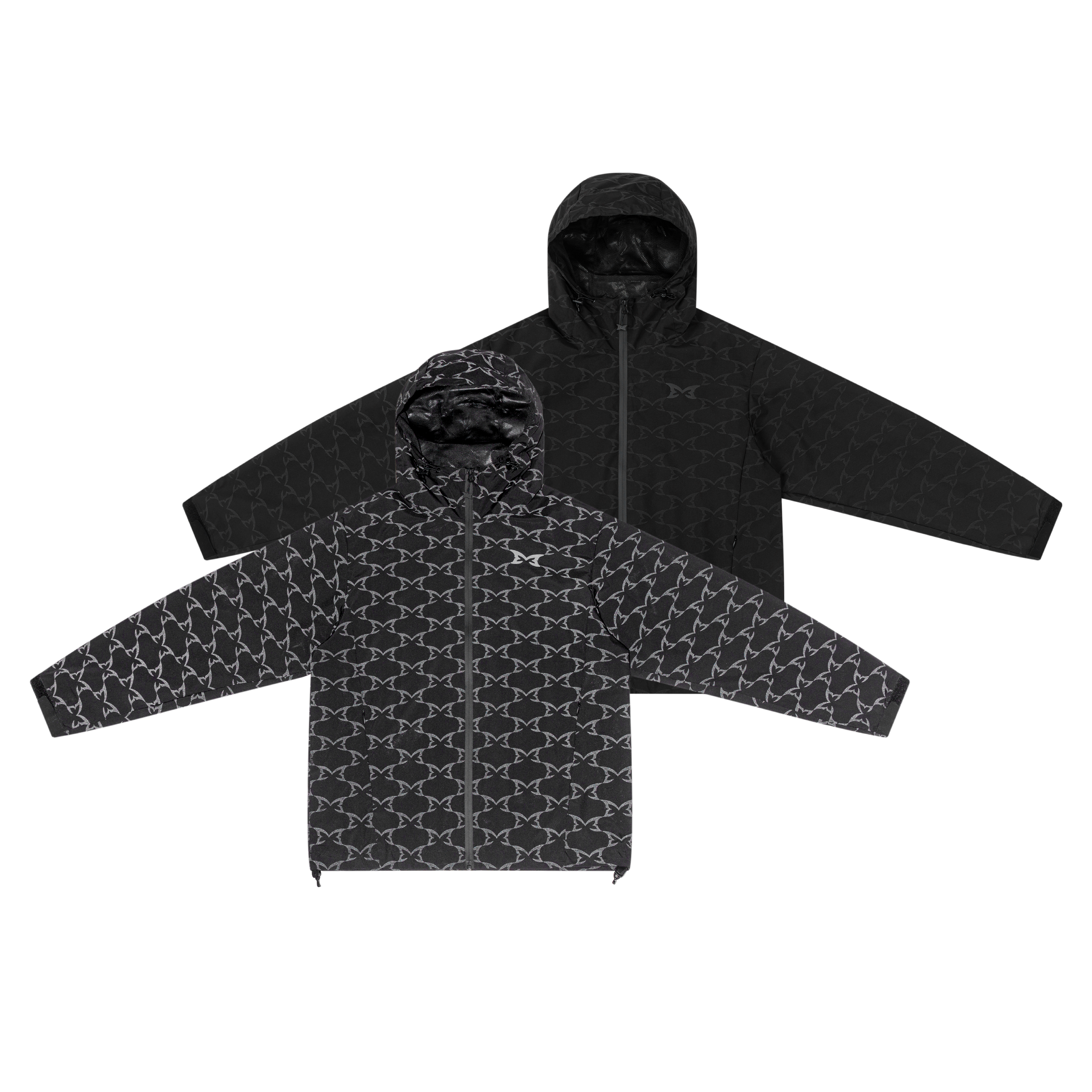 Reflective Monogram Jacket (Black)