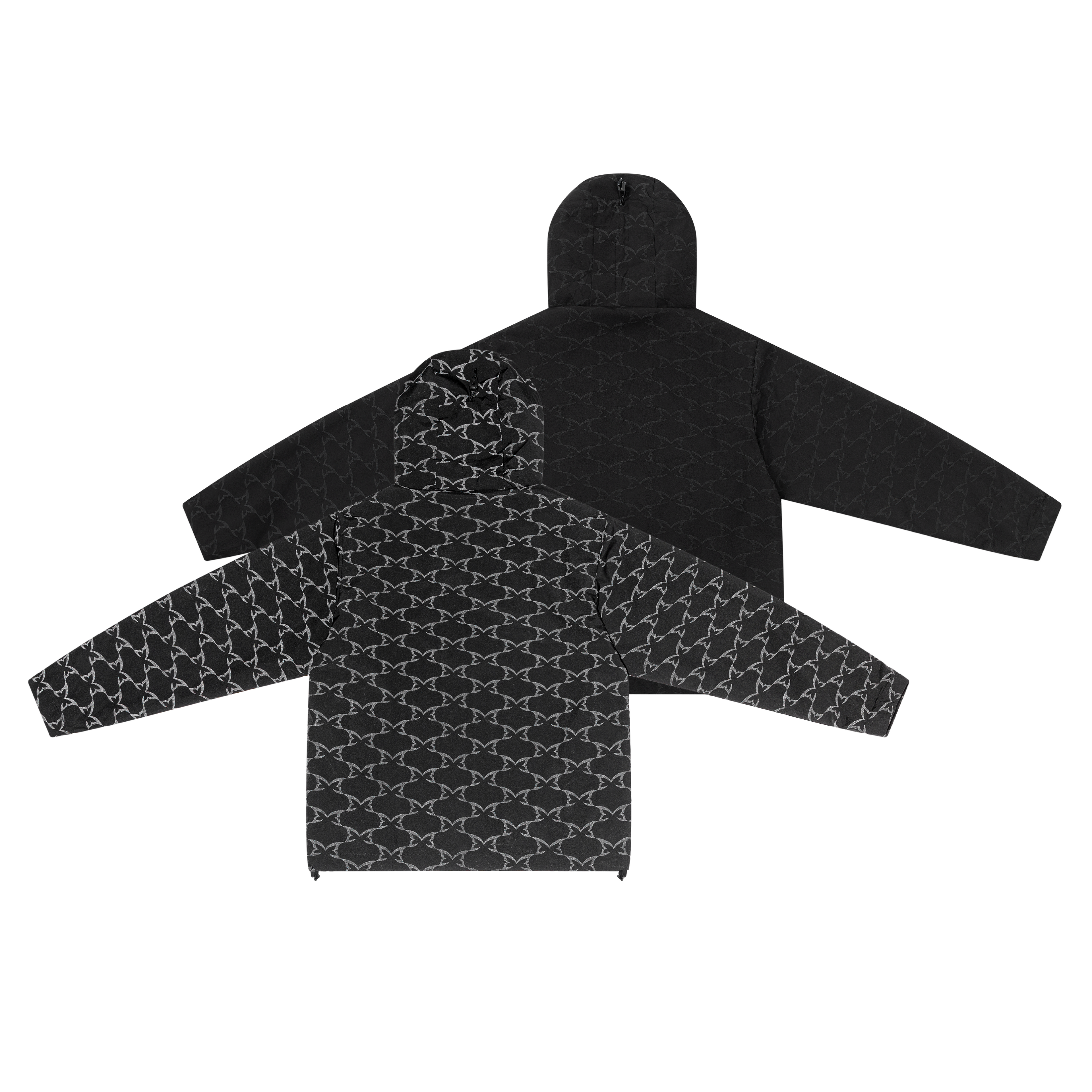 Reflective Monogram Jacket (Black)