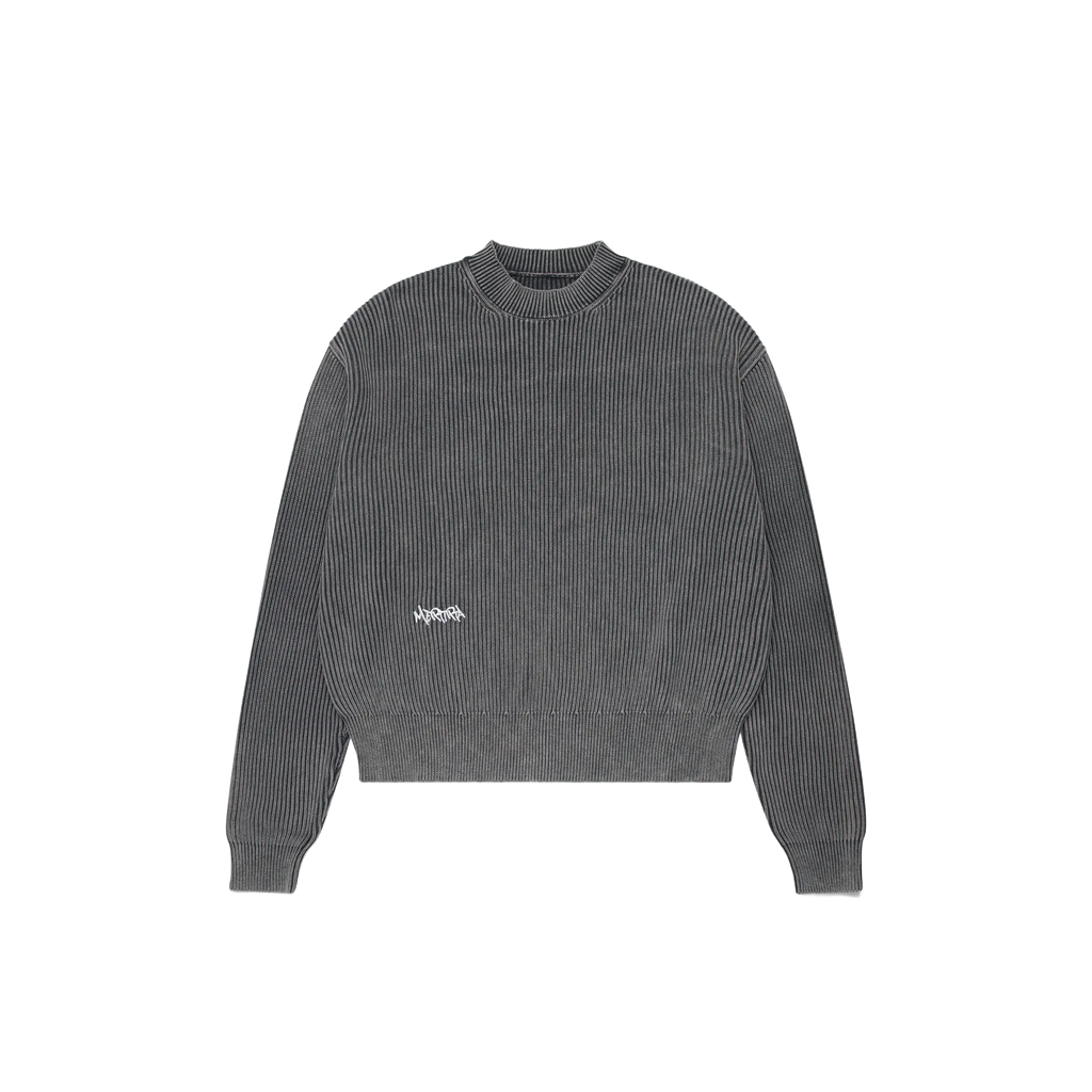 Waffle Knit (Washed Grey)