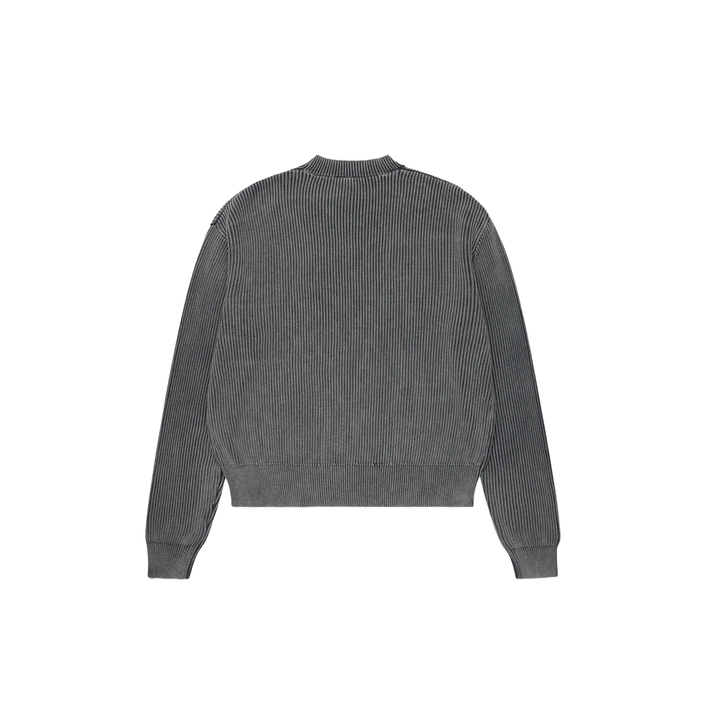 Waffle Knit (Washed Grey)